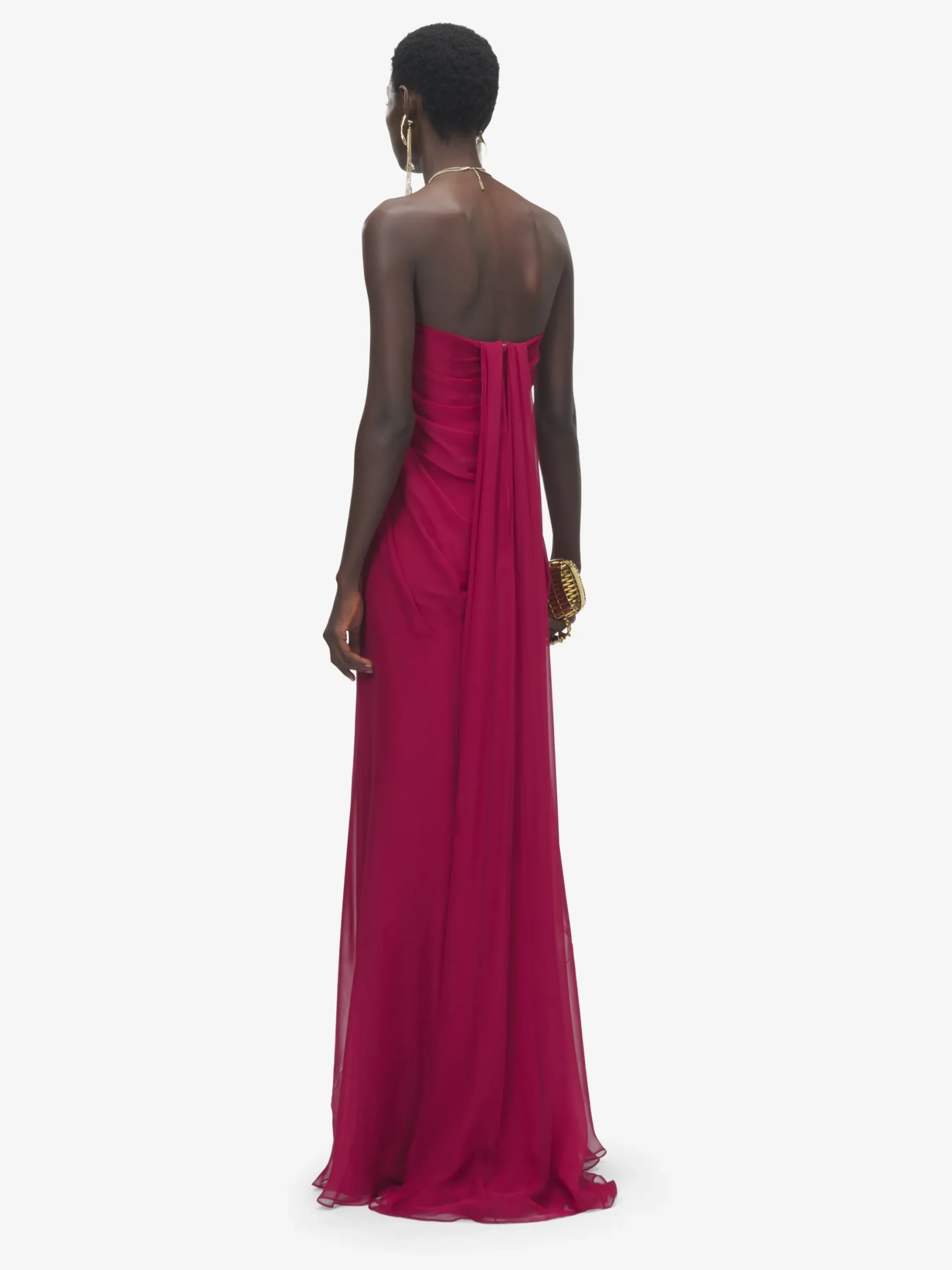 Abito bustier da sera da Donna in Rosa