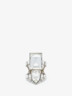 Anello Cocktail da Donna in Finitura argento