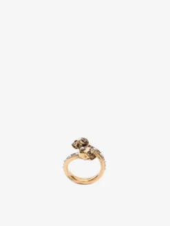 Anello Skull Wrap-Around da Donna in Oro