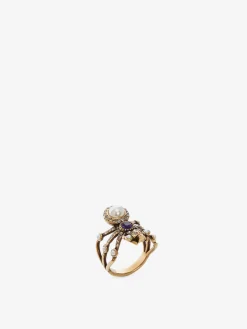 Anello Spider da Donna in Finitura oro anticato