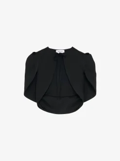 Bolero sartoriale da Donna in Nero