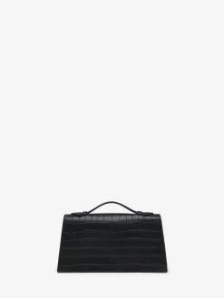 Borsa Skull con manico superiore da Donna in Nero