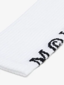 Calzini con logo McQueen da Uomo in Bianco/Nero