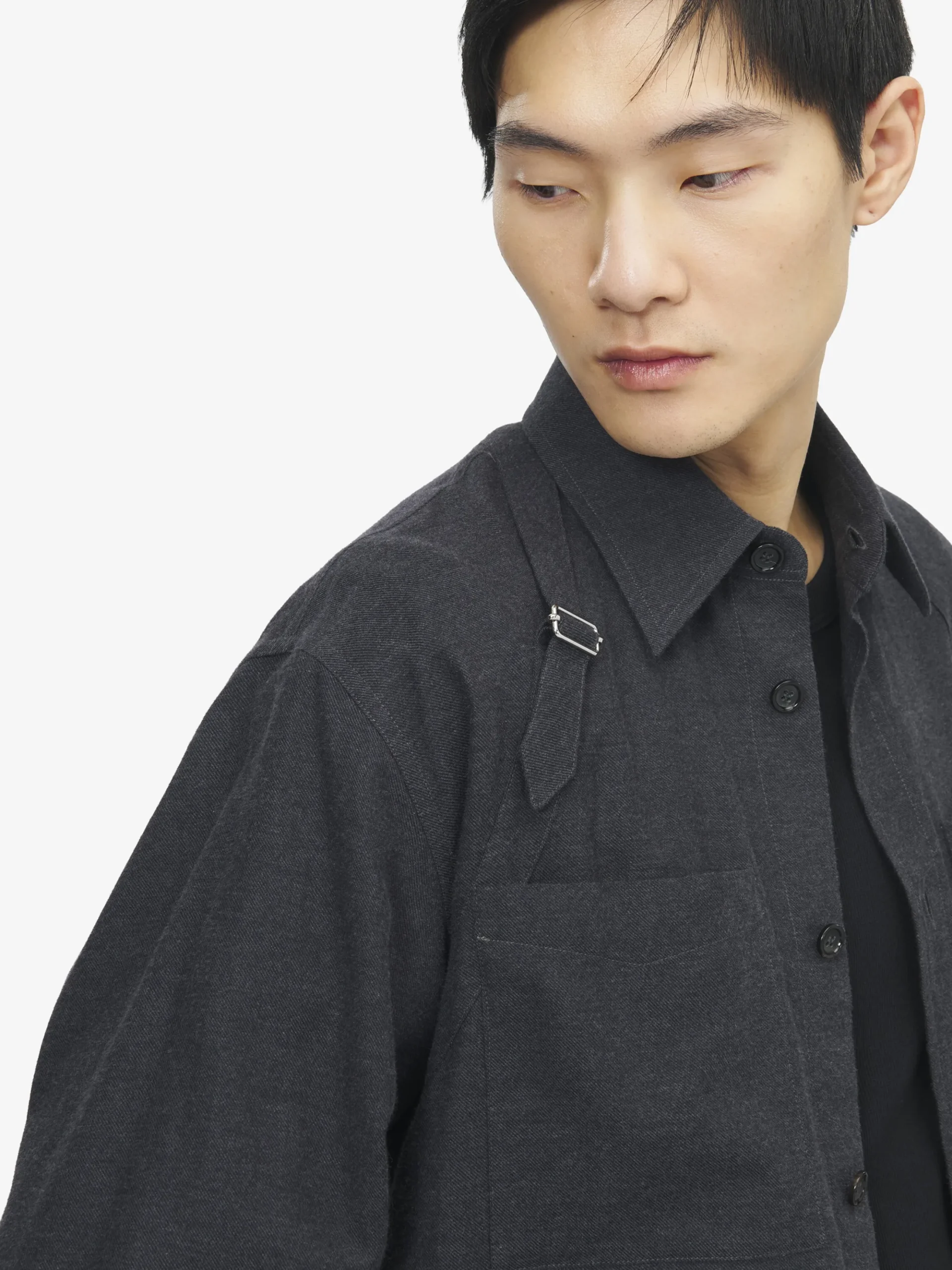 Camicia Harness da Uomo in Carbone