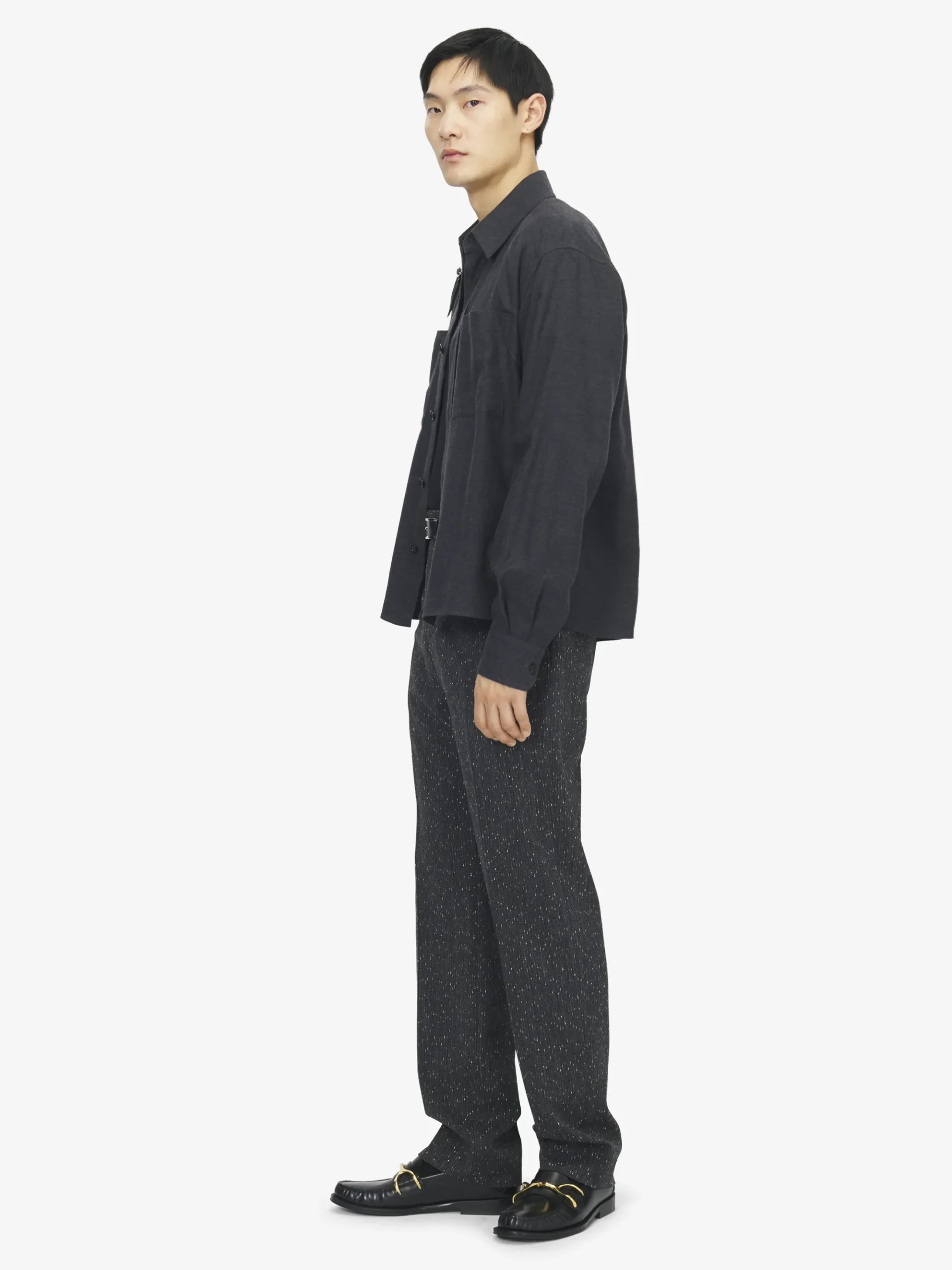 Camicia Harness da Uomo in Carbone