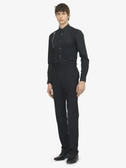 Camicia Harness da Uomo in Nero