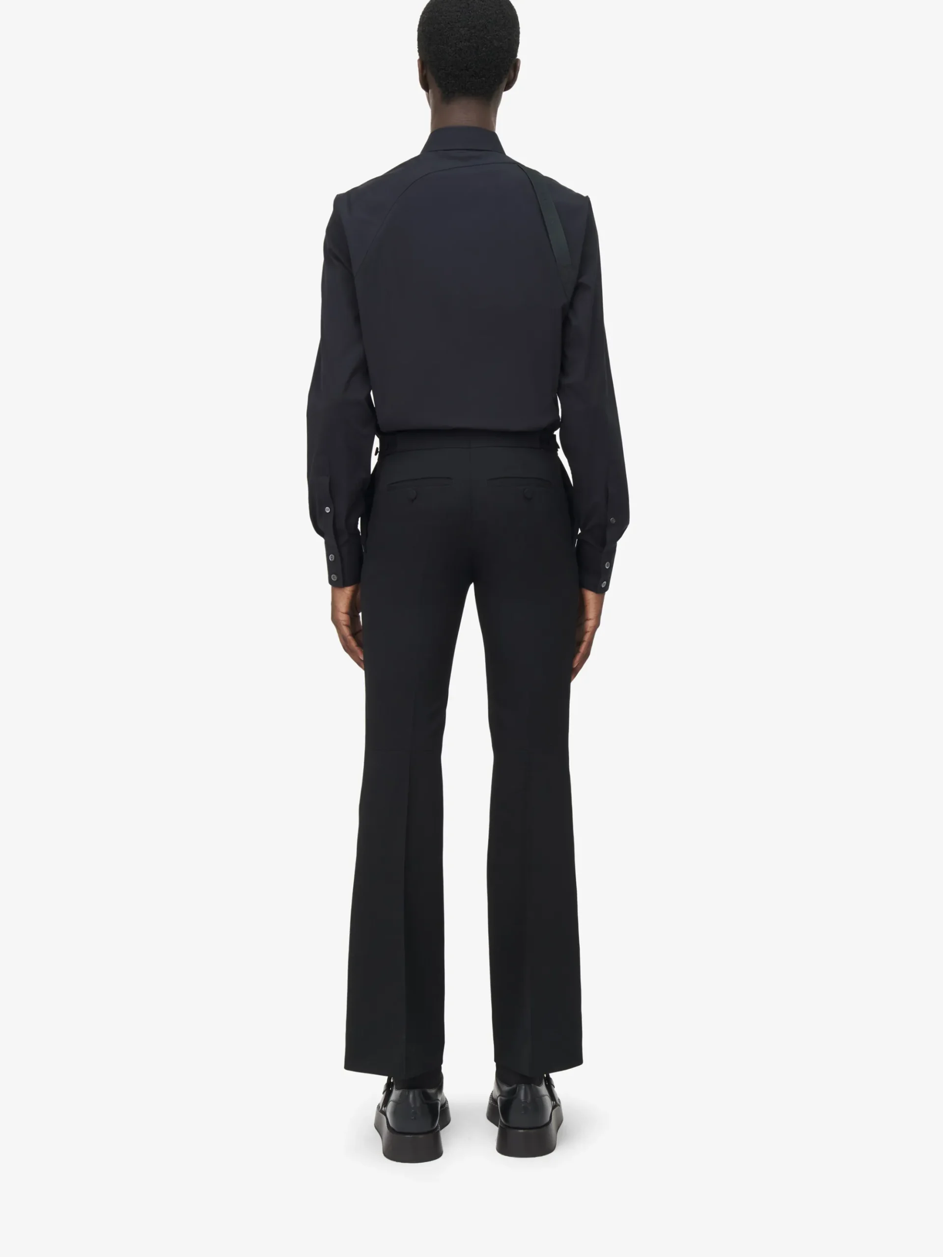 Camicia Harness da Uomo in Nero