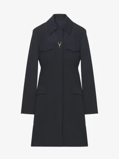 Cappotto Wishbone da Donna in Indaco