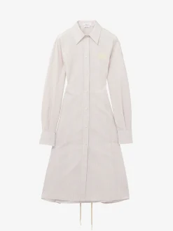 Chemisier gessato da Donna in Avorio/Rosa