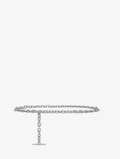 Cintura a catena T-Bar da Donna in Palladio