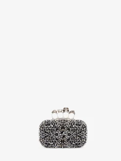 Clutch Knuckle da Donna in Nero