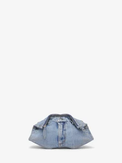 Clutch Manta da Donna in Washed Blue