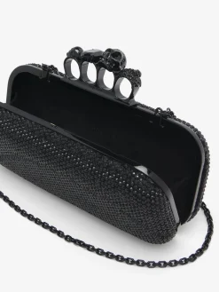 Clutch The Knuckle lunga da Donna in Nero