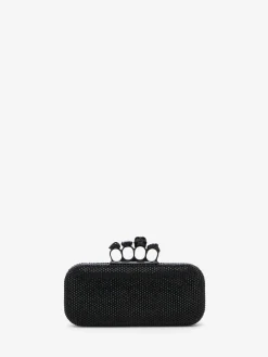 Clutch The Knuckle lunga da Donna in Nero