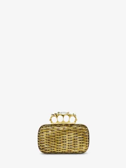 Clutch Thorn Knuckle da Donna in Oro