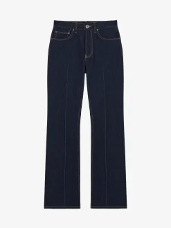 Jeans slim in denim da Uomo in Indaco