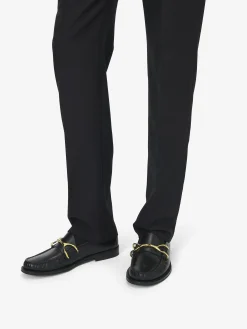 Mocassini Wishbone da Uomo in Nero