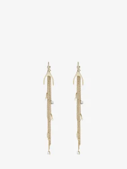 Orecchini Wishbone da Donna in Finitura oro pallido