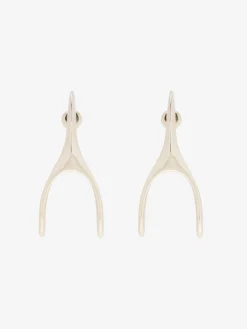 Orecchini Wishbone da Donna in Finitura oro pallido