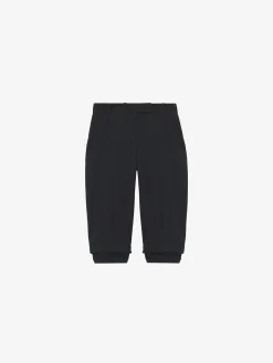 Pantaloni Capri sartoriali da Donna in Nero