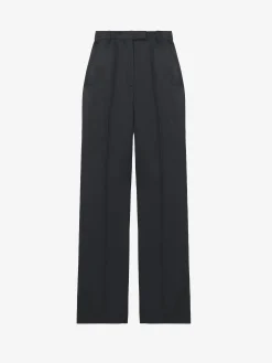 Pantaloni sartoriali a vita alta da Donna in Nero