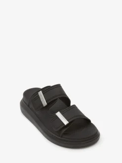 Sandali Hybrid da Donna in Nero/Argento