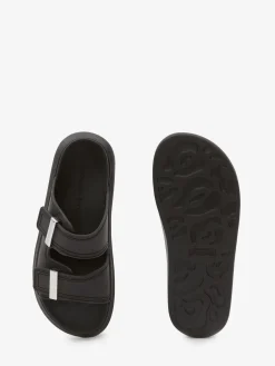Sandali Hybrid da Donna in Nero/Argento