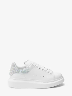 Sneaker Oversize da Donna in Bianco/Argento