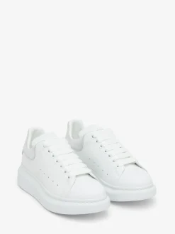Sneaker Oversize da Uomo in Bianco/Argento