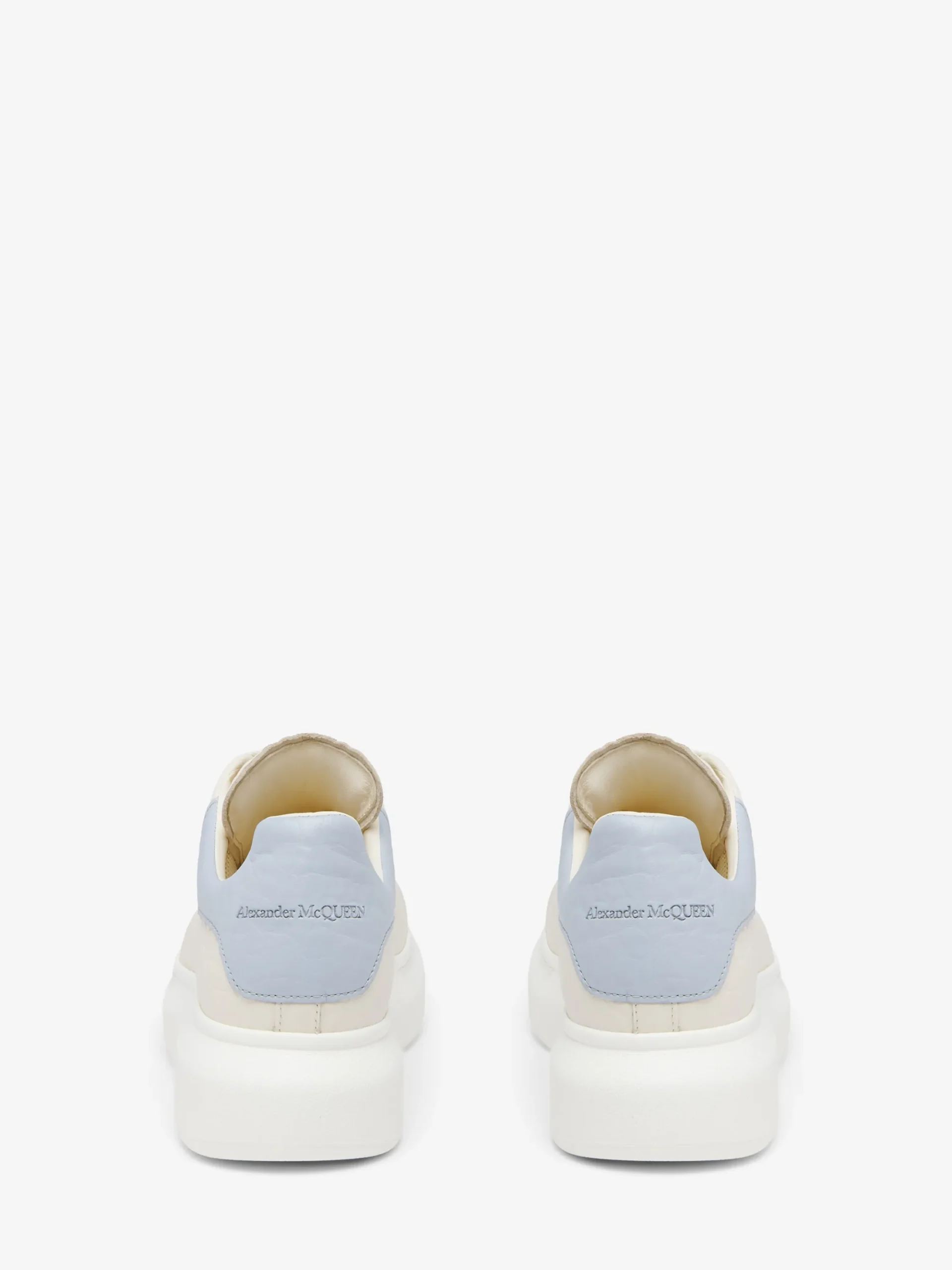 Sneaker Oversize da Uomo in Off White/Azzurro