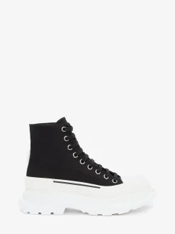 Stivaletti Tread Slick da Donna in Nero/Bianco