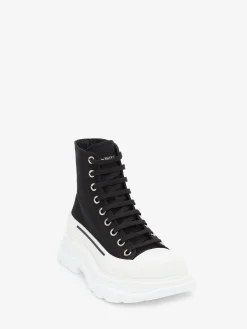 Stivaletti Tread Slick da Donna in Nero/Bianco
