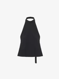 Top Smanicato da Donna in Nero