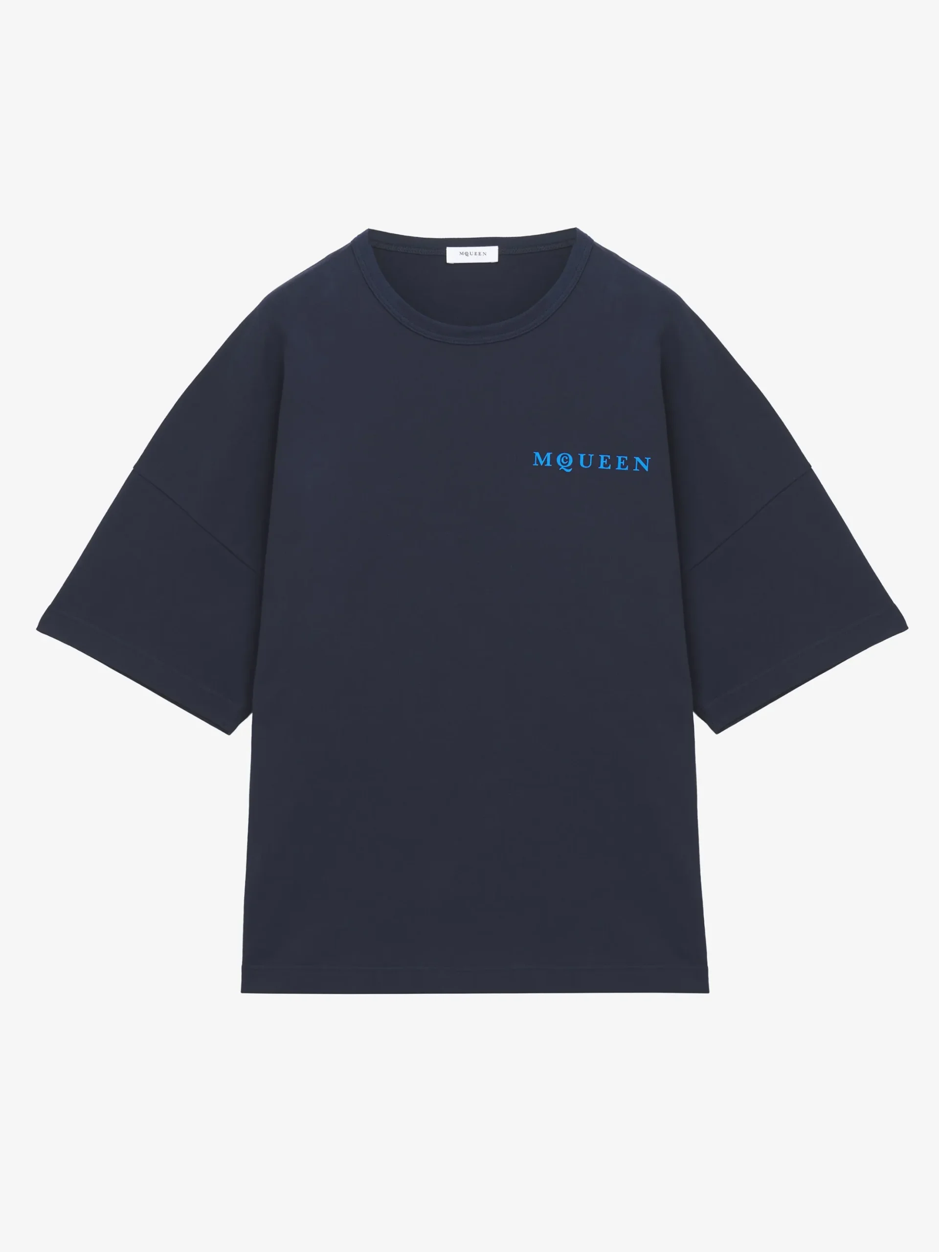 T-shirt oversize con logo da Uomo in Blu